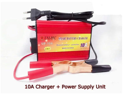 Automatic Battery Charger Power Intelligent Charger For Car UPS & Bike Batteries Smart Charger Auto Cut Off Function | Homeaxe
