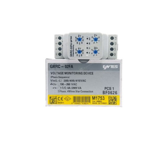 GKRC-02FA Voltage Mmonitoring Relay ENTES in Pakistan