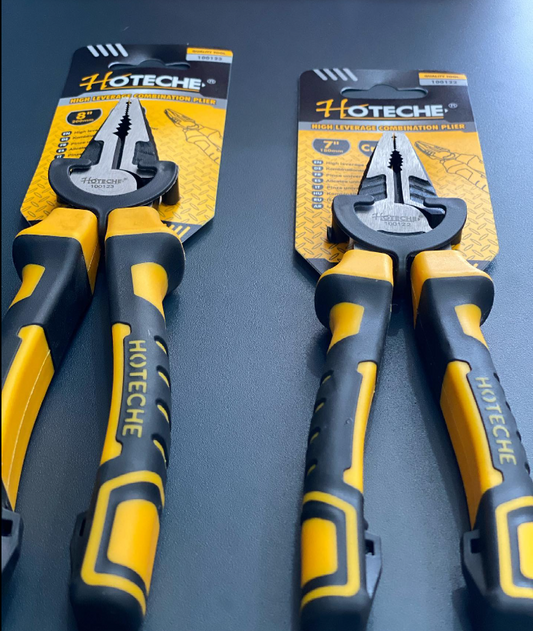 DingQi High Quality Wire Cutting Plier Multi-function 8 Inch Combination Pliers With PVC Handle