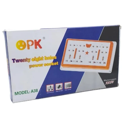 OPK 28-Hole Power Socket - Model A38: High-Performance Multi-Outlet Solution