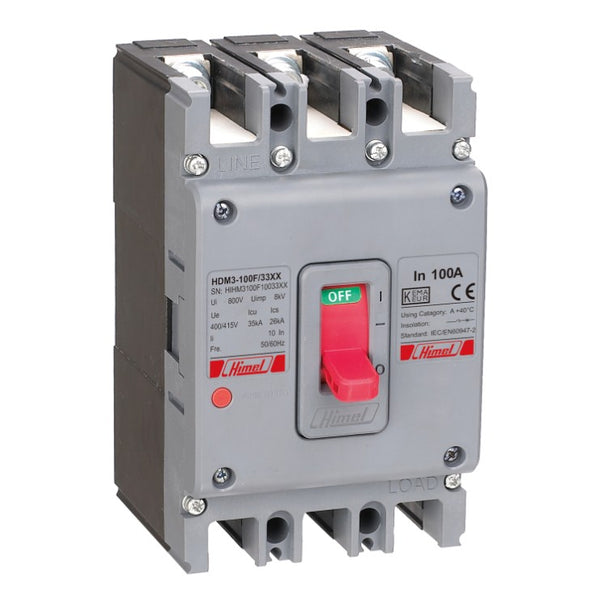 Himel HDM3100S8033 MCCB Main Breaker 80Amp 3Pole
