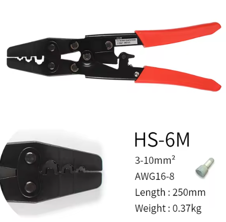 Thimble Plier Crimping Pliers Cable Lug Crimper Tool Bare Terminal Crimper Hand tools for non-insulated cable links