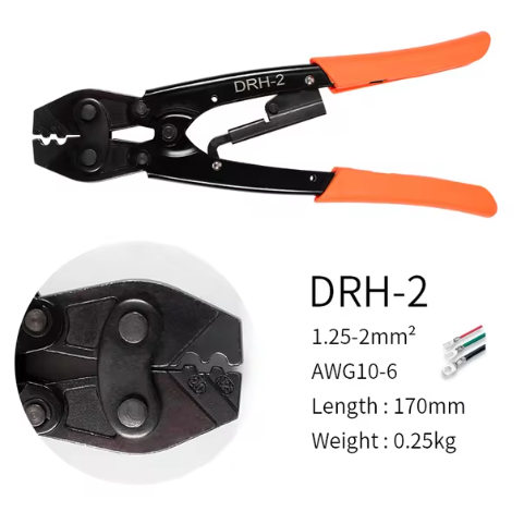 Thimble Plier Crimping Pliers Cable Lug Crimper Tool Bare Terminal Crimper Hand tools for non-insulated cable links