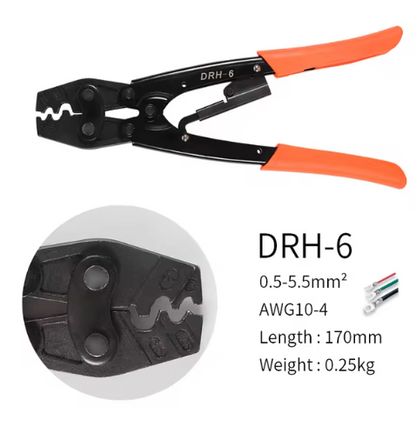 Thimble Plier Crimping Pliers Cable Lug Crimper Tool Bare Terminal Crimper Hand tools for non-insulated cable links