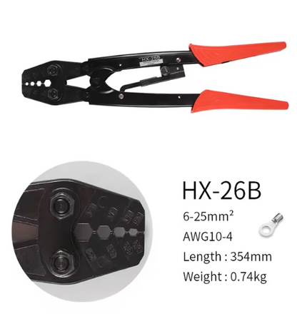 Thimble Plier Crimping Pliers Cable Lug Crimper Tool Bare Terminal Crimper Hand tools for non-insulated cable links