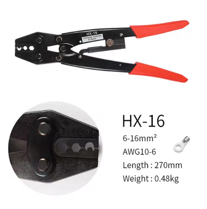 Thimble Plier Crimping Pliers Cable Lug Crimper Tool Bare Terminal Crimper Hand tools for non-insulated cable links