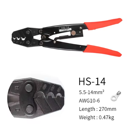 Thimble Plier Crimping Pliers Cable Lug Crimper Tool Bare Terminal Crimper Hand tools for non-insulated cable links
