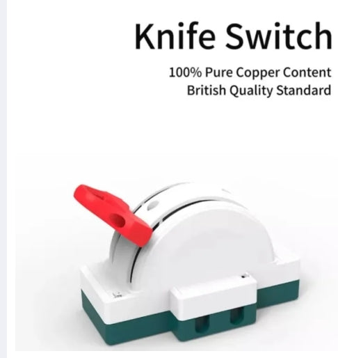 Knife Switch Changeover 32A, 63A, 100A & all in 2pole