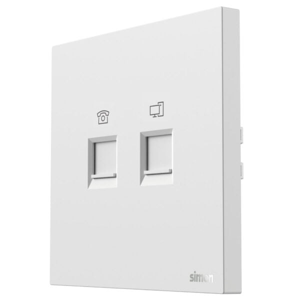 Digital Telecom Point Socket Simon (M7) - Telephone + Data Socket – HAQ ELECTRIC