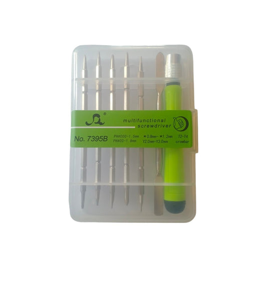 1set Multi Function Screwdriver Set Screw Bits Kit Glasses Watch Mobile Phone Repairing Hand Tool no.7391A