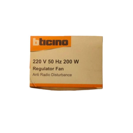 Bticino - Tachino Fan Regulator/Dimmer 220V - 200W (LOCAL)