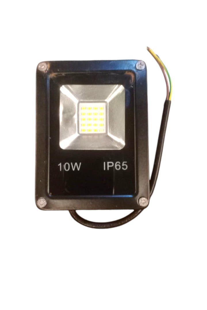 10 Watts Flood Light White & Black Body
