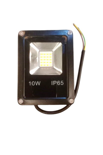 10 Watts Flood Light White & Black Body