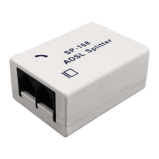 ADSL Splitter/ADSL Filter/DSL Filter RJ11 for Landline Telephone and Broadband Modem Box
