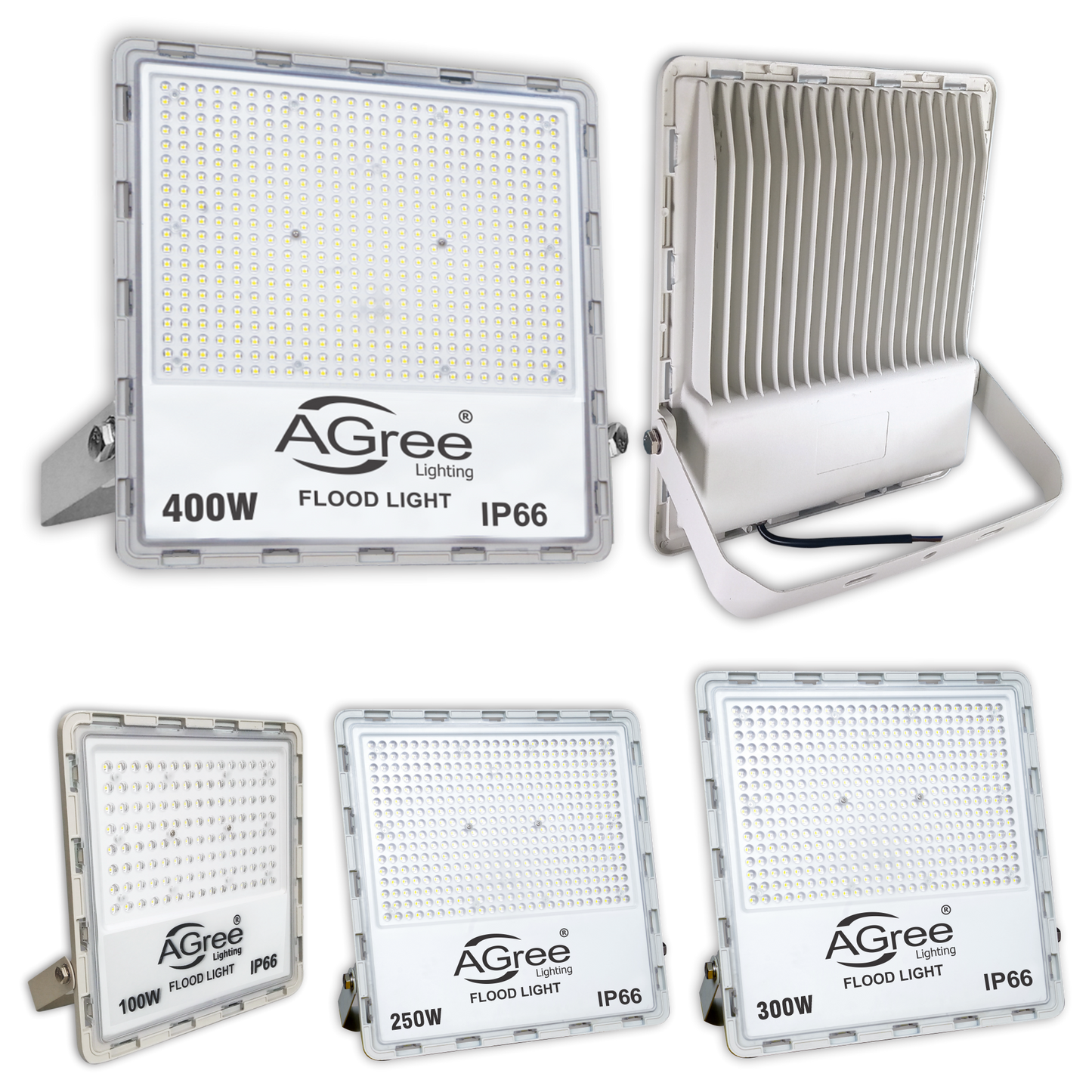 Agree SMD Flood Light PC Lens in 50W, 100W, 150W, 200W, 300W, 400W