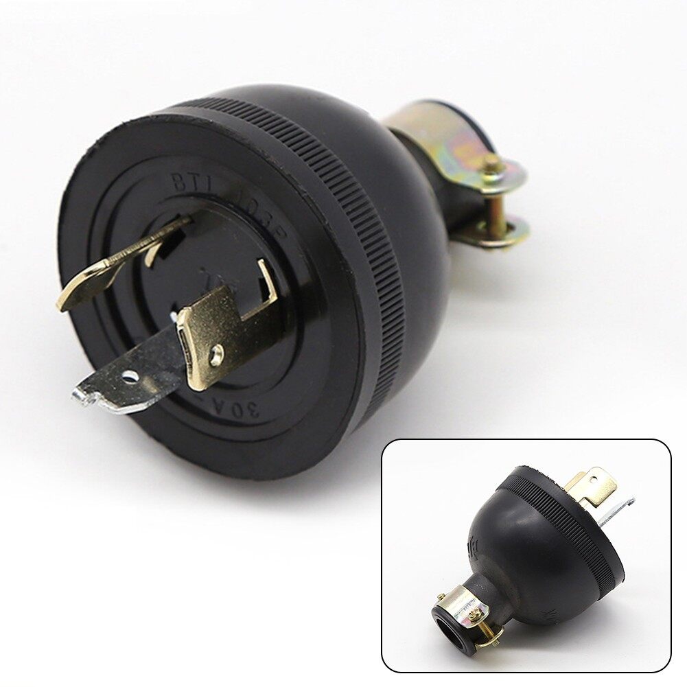 Generator 3 Pin Plug, AC 250V 30A Screw Lock Generator Power Plug, Gen ...