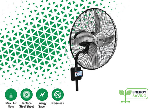 Belvin Industrial Wall Bracket Fan