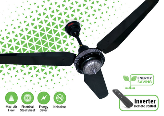 Belvin Sapphire Plus – 30 W Inverter Ceiling Fan