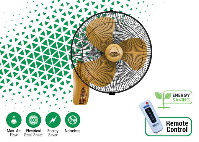 Belvin Platinum Wall Bracket Fan