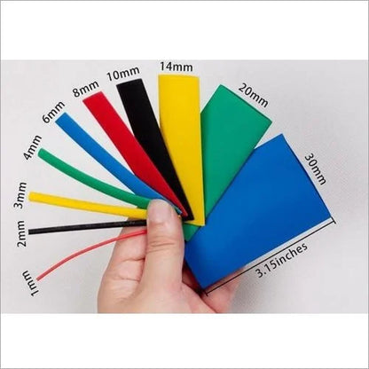 Heat Shrink Tube 9mm 10mm 12mm 14mm 15mm 16mm 18mm & 20mm Heatshrink Tubing Shrinkable Wrap Sleeve Per Feet