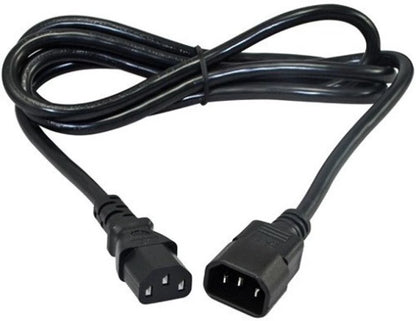Gadget-Wagon 3 Pin Pure Computer Mains Cord for PC, Speakers, Printers and More Electronics (Black)
