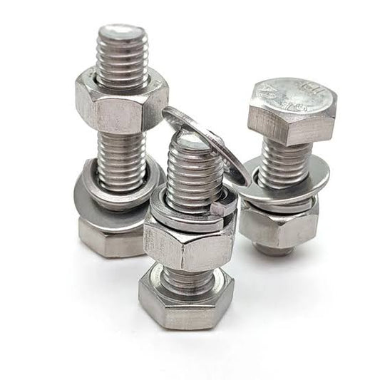 SS Nut Bolt and washer set Stainless Steel