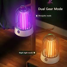 Mosquito Killer Lamp, Bug Zapper Insect Killer Fly Repellent Electric with Night Light, Powerful Mosquito Repellent Pest Control Traps for Indoor and Outdoor