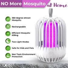 Mosquito Killer Lamp, Bug Zapper Insect Killer Fly Repellent Electric with Night Light, Powerful Mosquito Repellent Pest Control Traps for Indoor and Outdoor