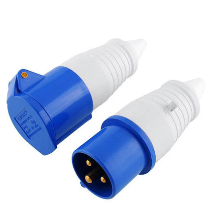Industrial Sockets 3 & 5 pins male/female 16, 32 & 63 Ampere