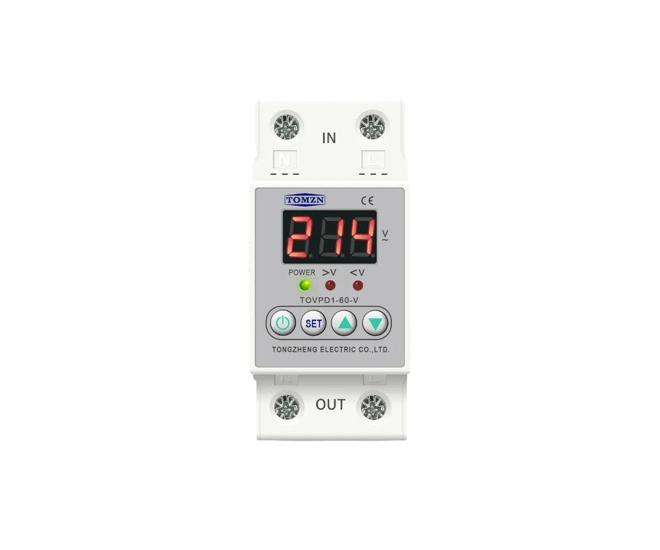 Tomzn Volt Protector device 63Amp 2pole