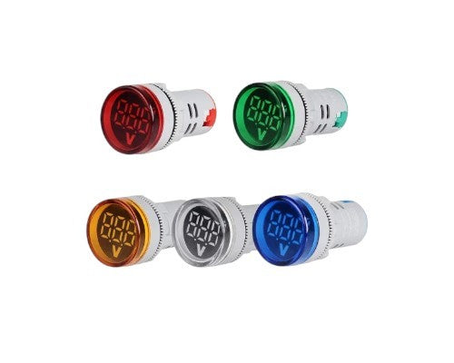 Sara DB Panel Lights 23mm Round with Volt display