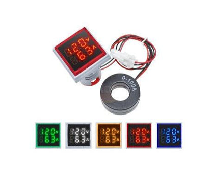 Mora DB Panel Light 23mm with Volt & Ampere display Square size