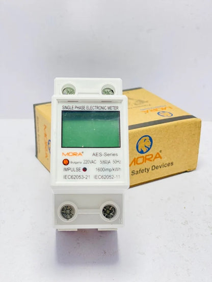 Mora 2P Digital Submeter Single Phase energy meter Din rail type