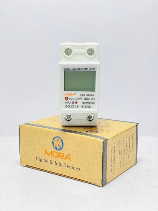 Mora 2P Digital Submeter Single Phase energy meter Din rail type