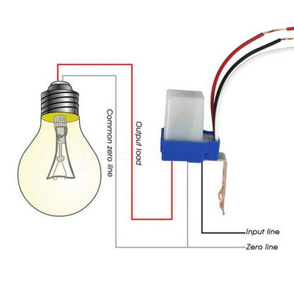 Sun Switch Automatic Day / Night Light Control photocell Sensor 220vac